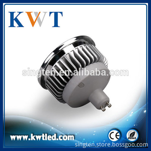 China Supplier High CRI AR111 COB LED Spotlight GU10 Base KWT Manufacturer